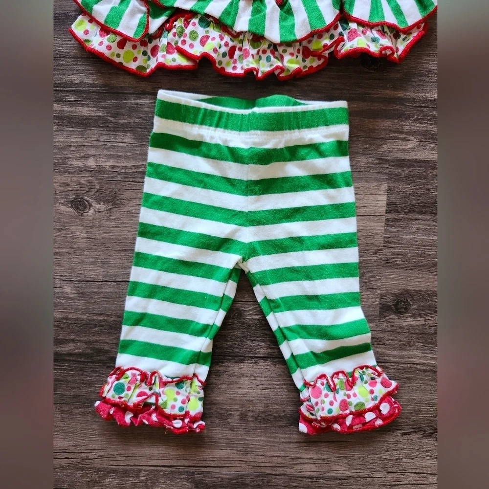 Rare Editions 6 Month Christmas Tree Outfit